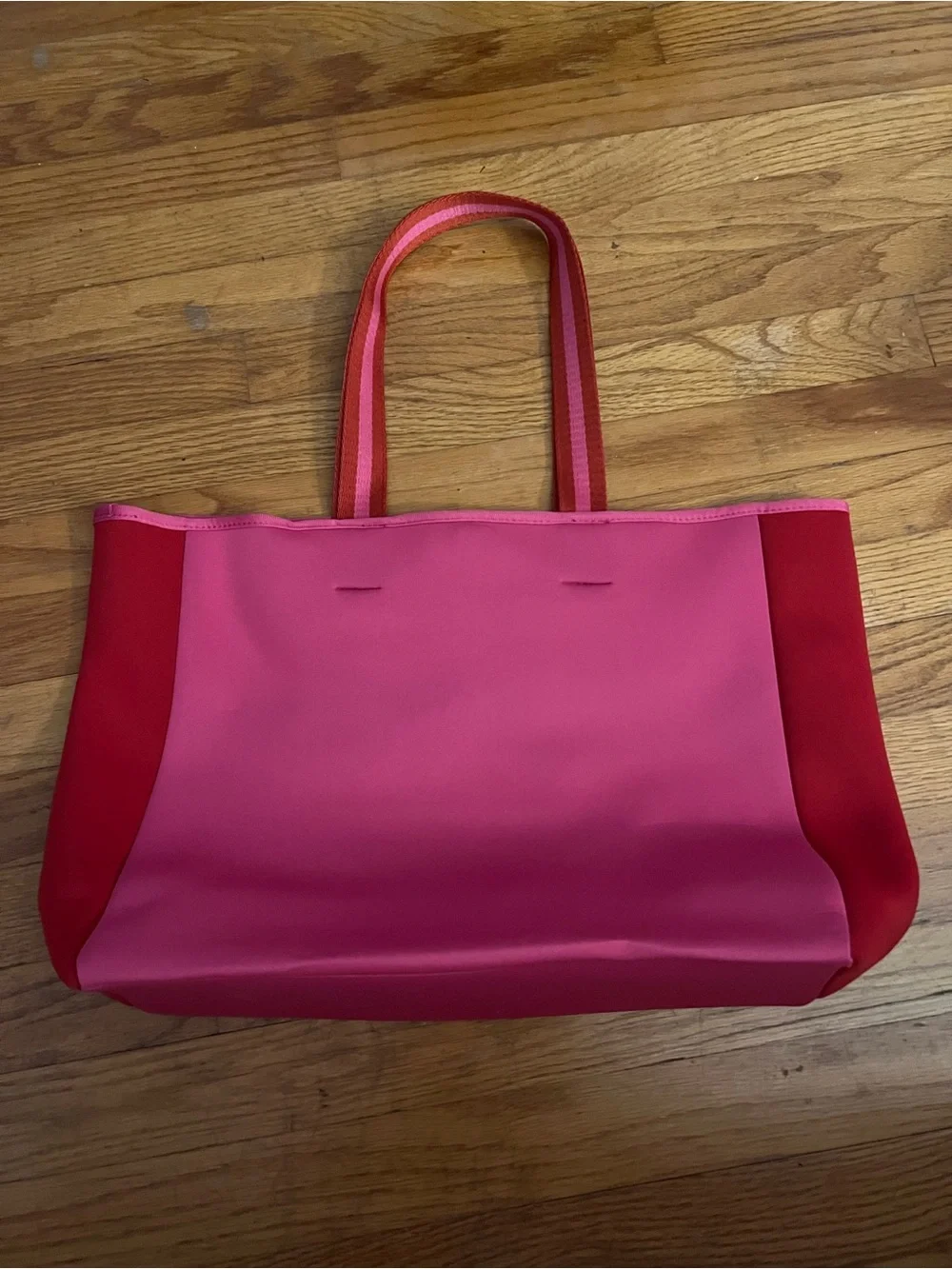 Summersalt neoprene red/pink tote bag